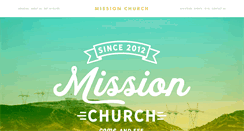 Desktop Screenshot of missionchurch.us